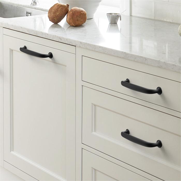Minimalist Black Bow Kitchen Cabinet Handles Pulls