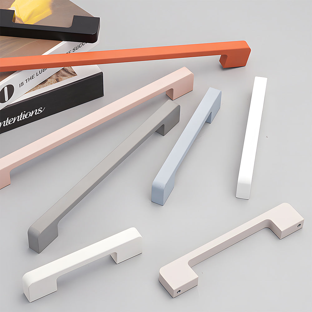 Simple Multi-Coloured Drawer Pulls Cupboard Handles