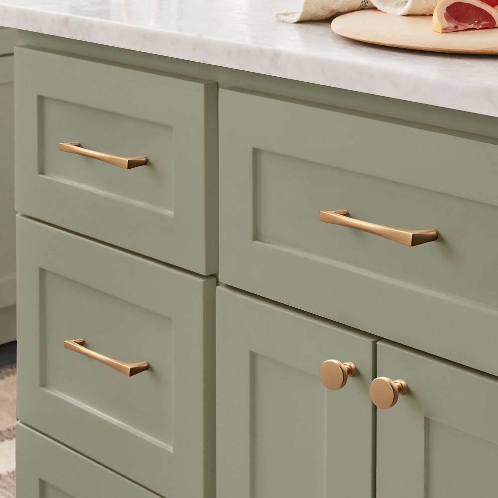 Gold Modern Kitchen Cabinet Door Bar Handles Pulls