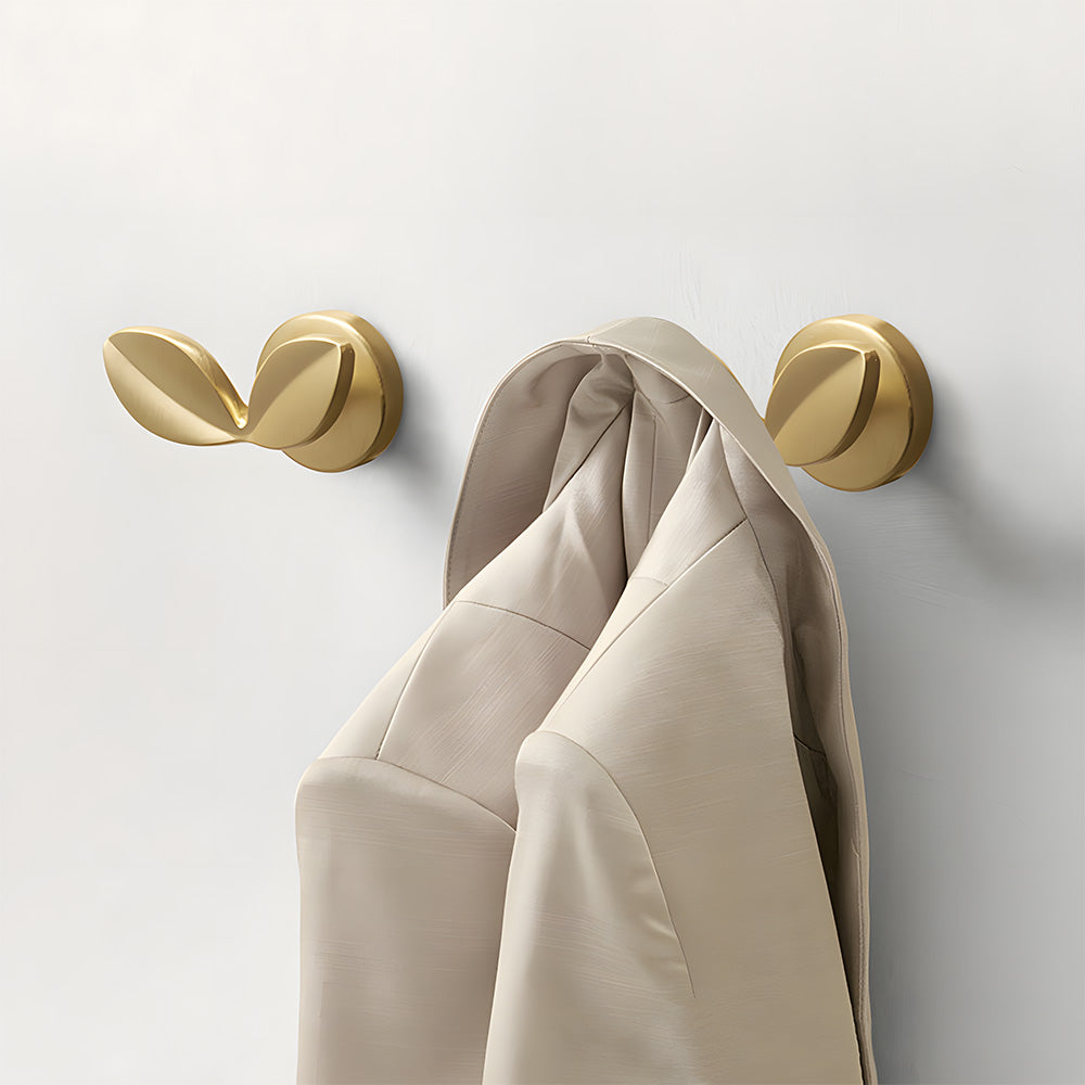 Modern Leaf Shape Coat Single Wall Hook