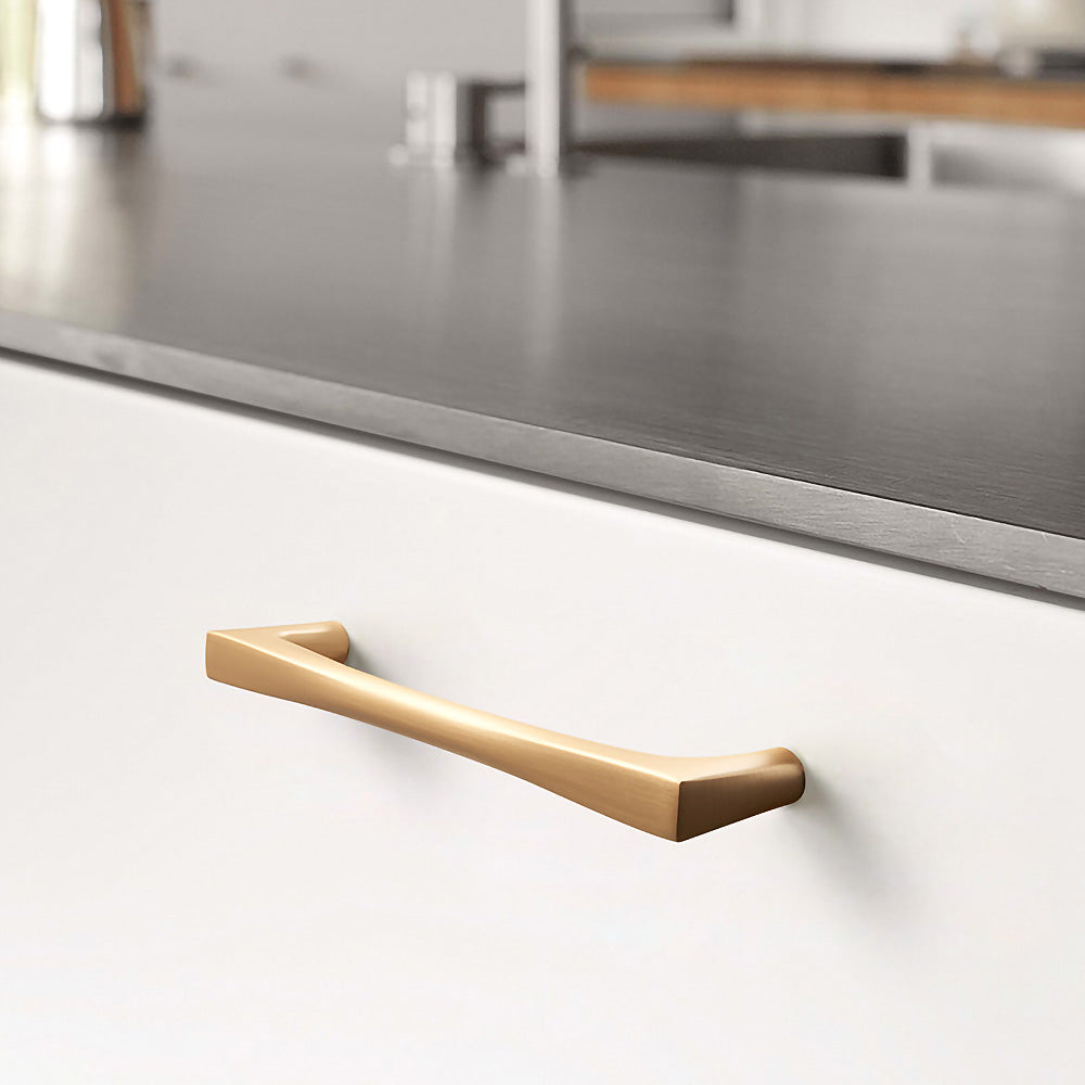 Gold Modern Kitchen Cabinet Door Bar Handles Pulls