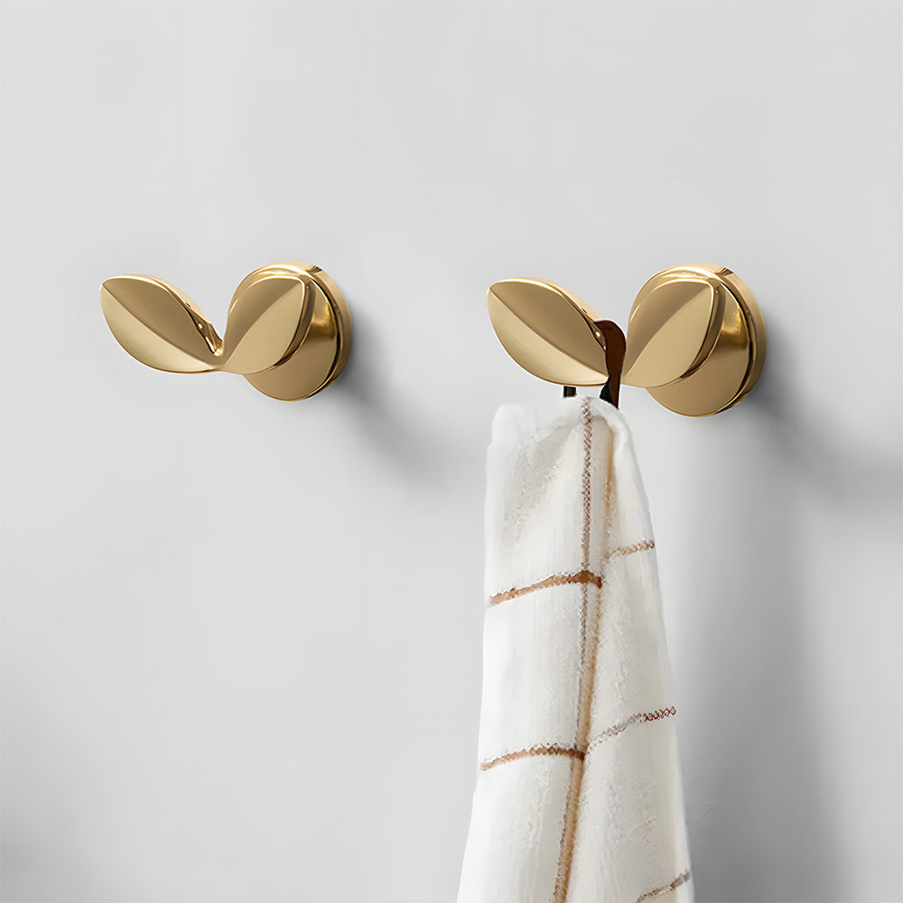 Modern Leaf Shape Coat Single Wall Hook