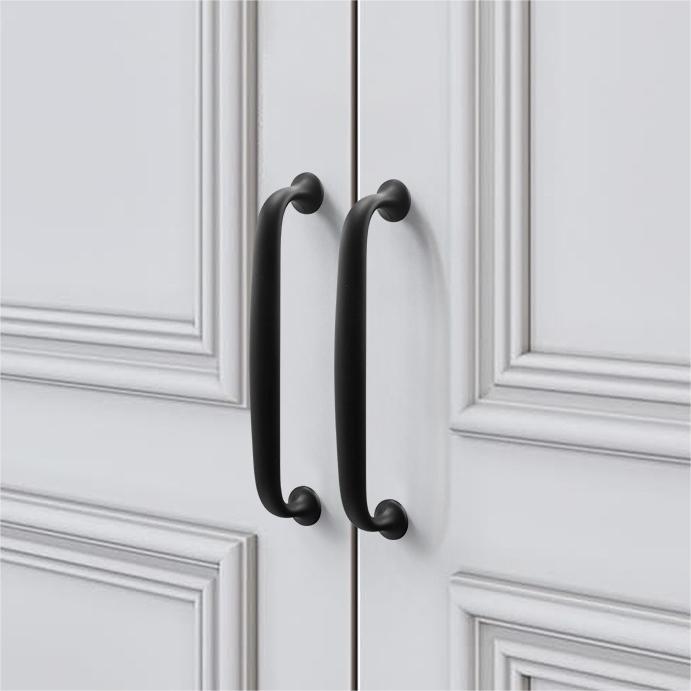 Minimalist Black Bow Kitchen Cabinet Handles Pulls