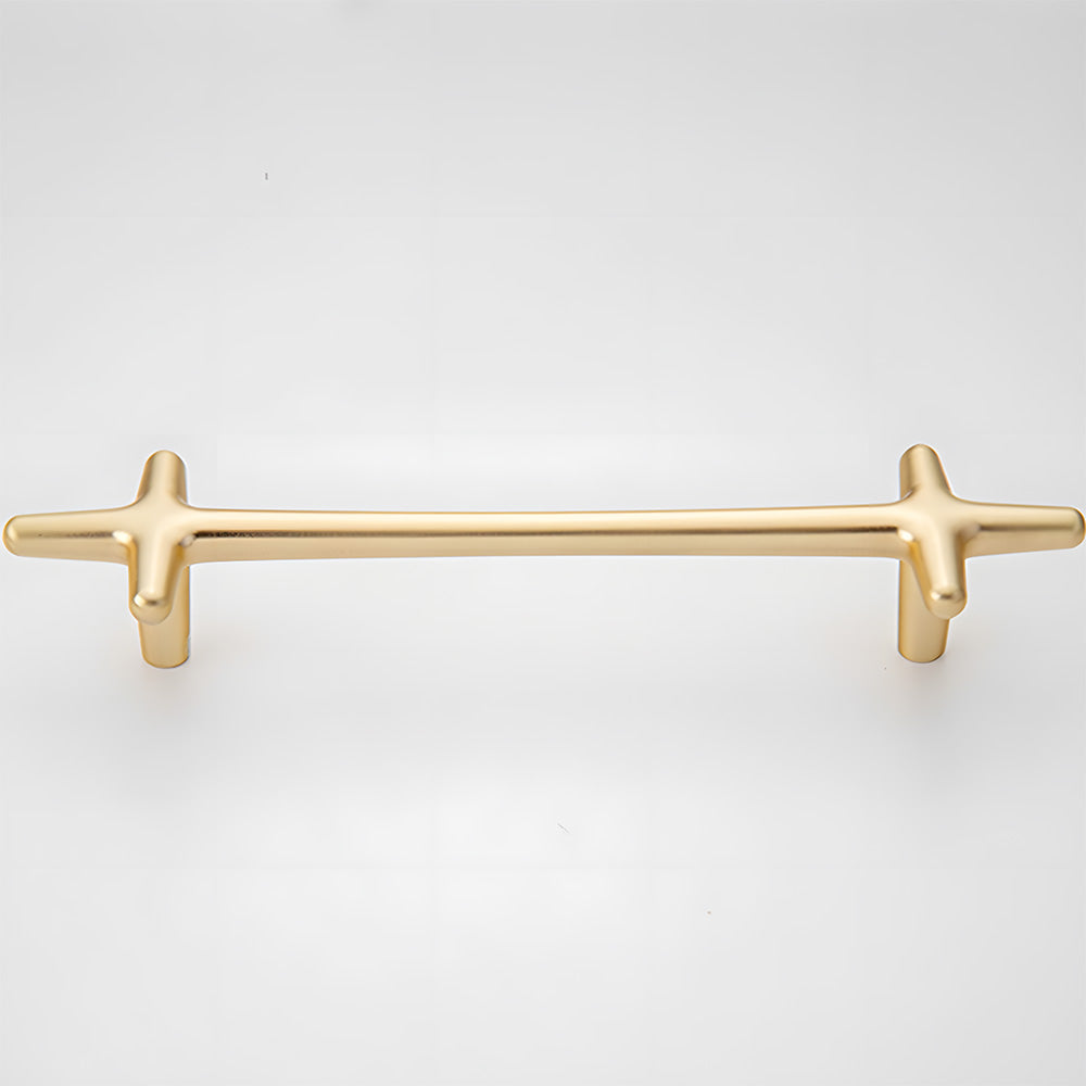 Gold Aluminium Star Cupboard Handles & Cabinet Knobs