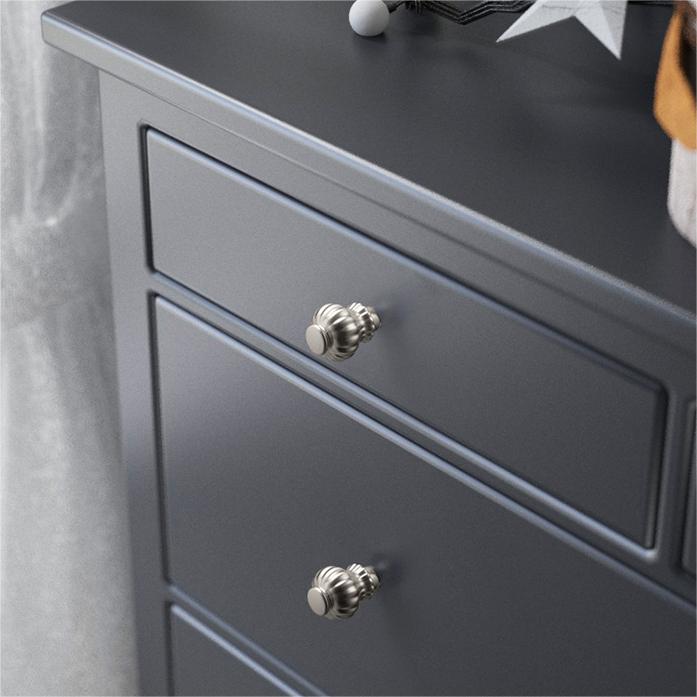 Silver Bar Cabinet Drawer Pull Handles for Kitchen Bedroom
