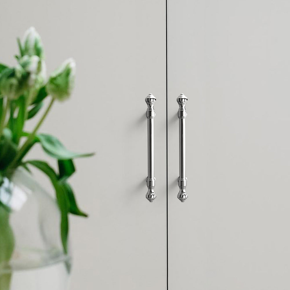 Stylish Silver Wardrobe Door Handle For Kitchen Bedroom
