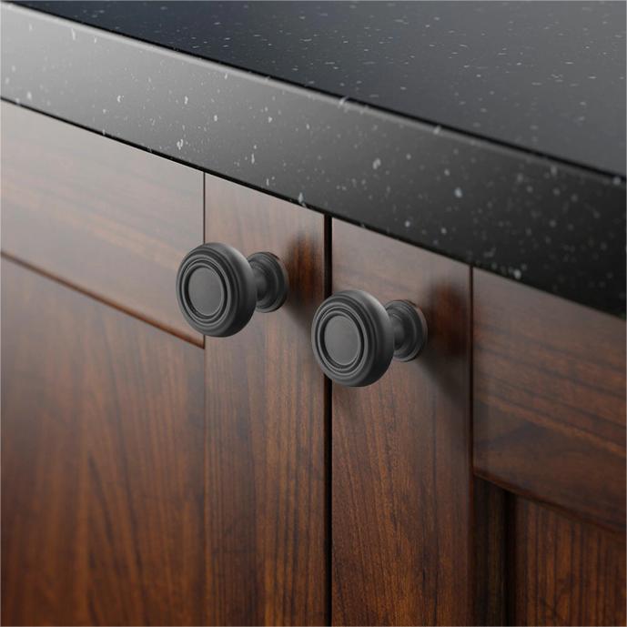 Minimalist Black Bow Kitchen Cabinet Handles Pulls