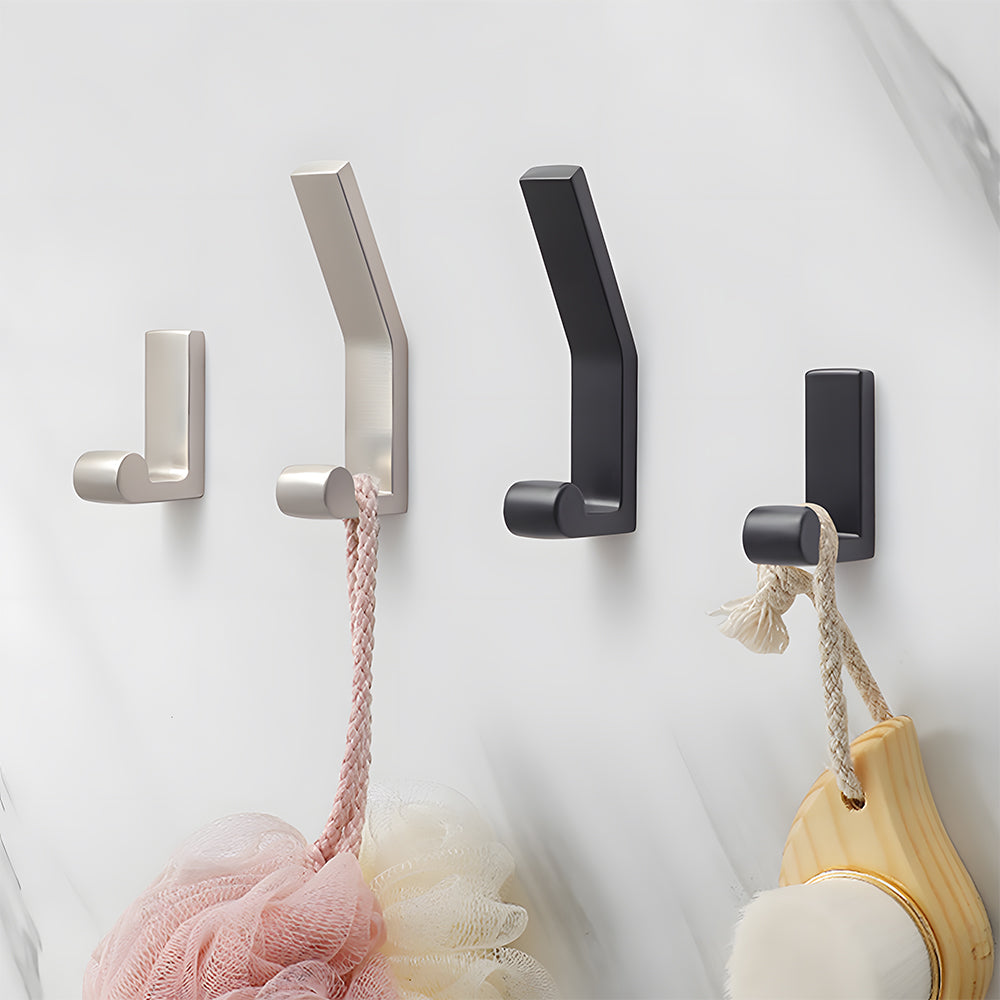 Modern Black & Silver Metal Wall Hook