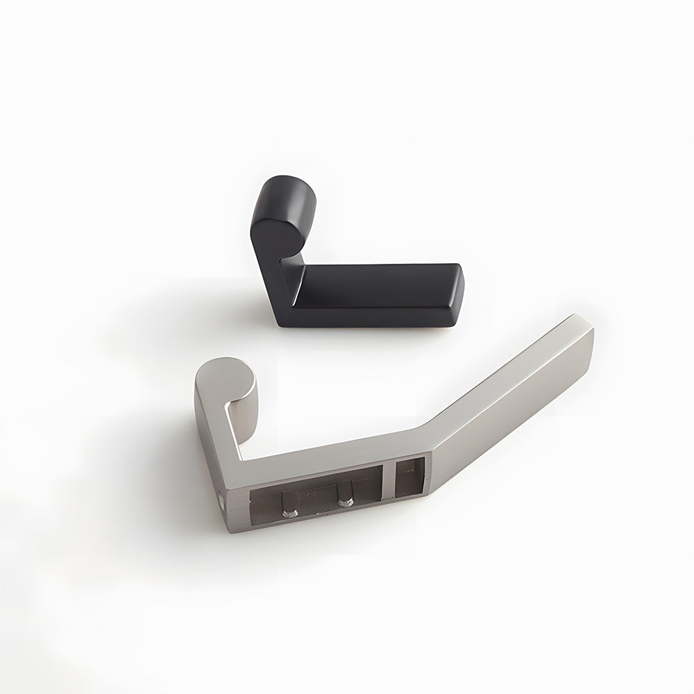 Modern Black & Silver Metal Wall Hook
