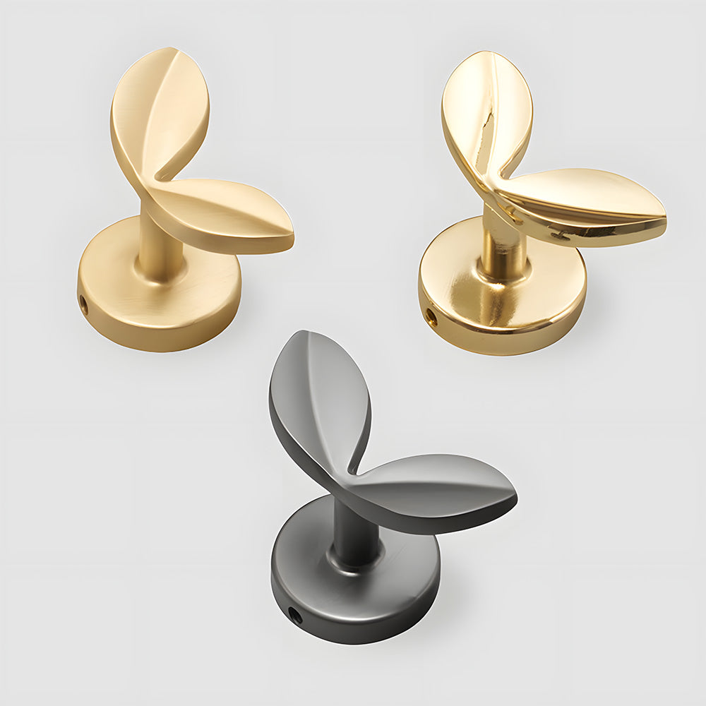 Modern Leaf Shape Coat Single Wall Hook