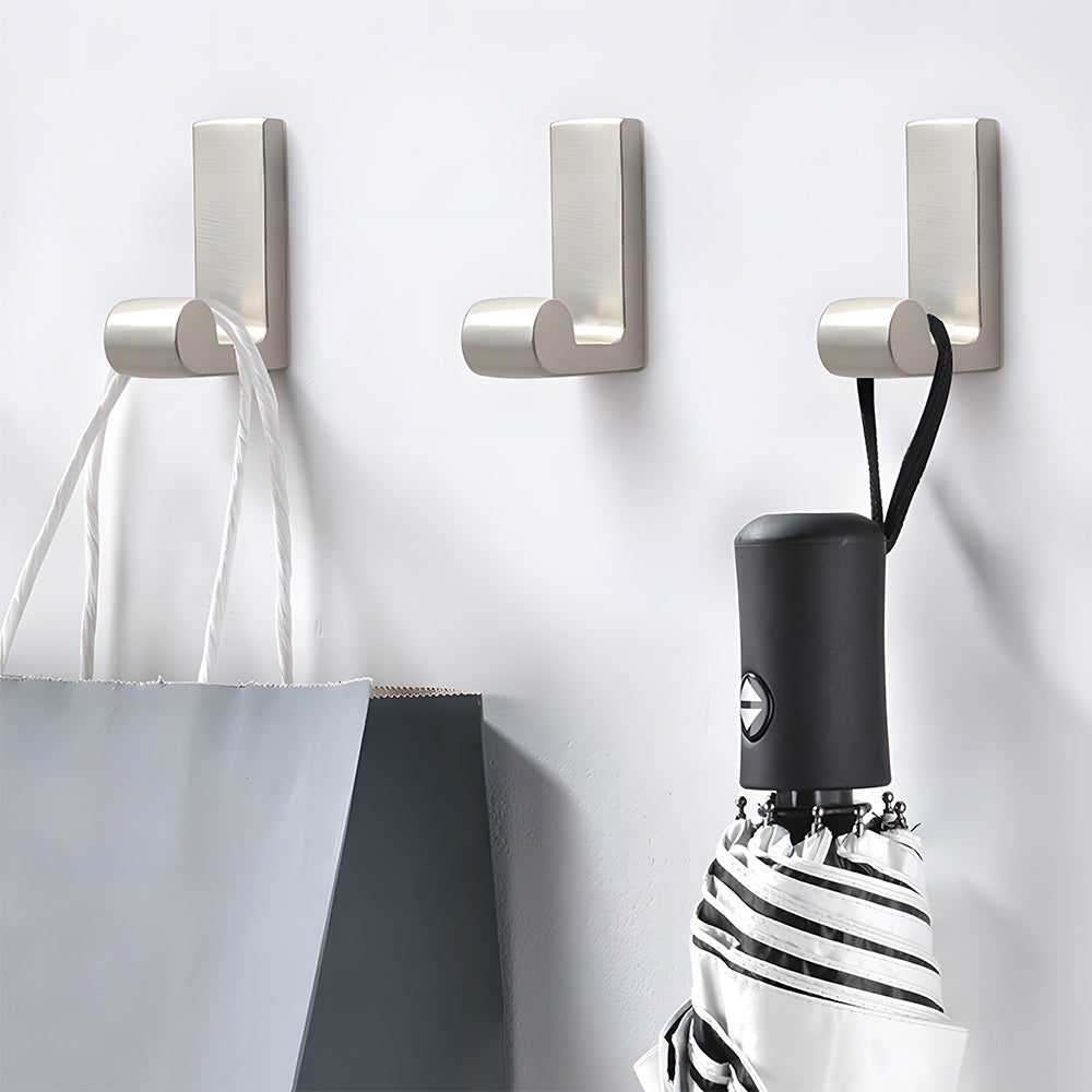 Modern Black & Silver Metal Wall Hook