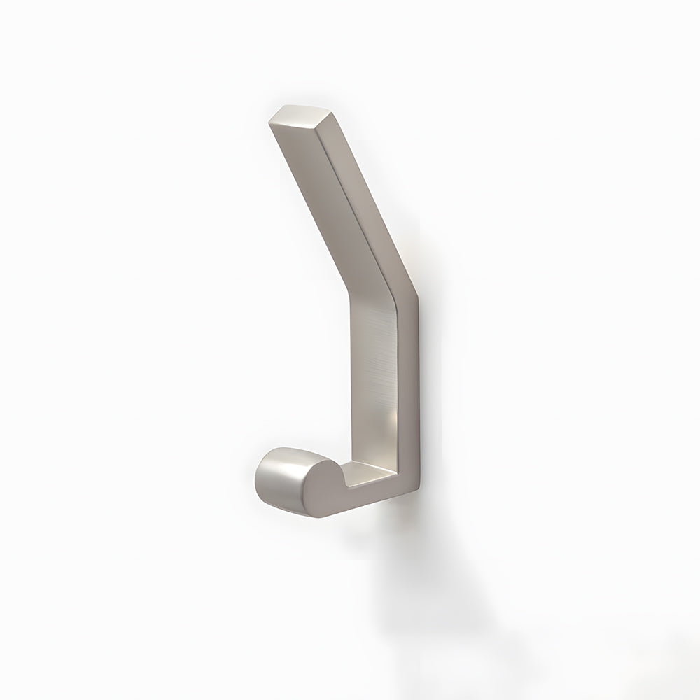 Modern Black & Silver Metal Wall Hook