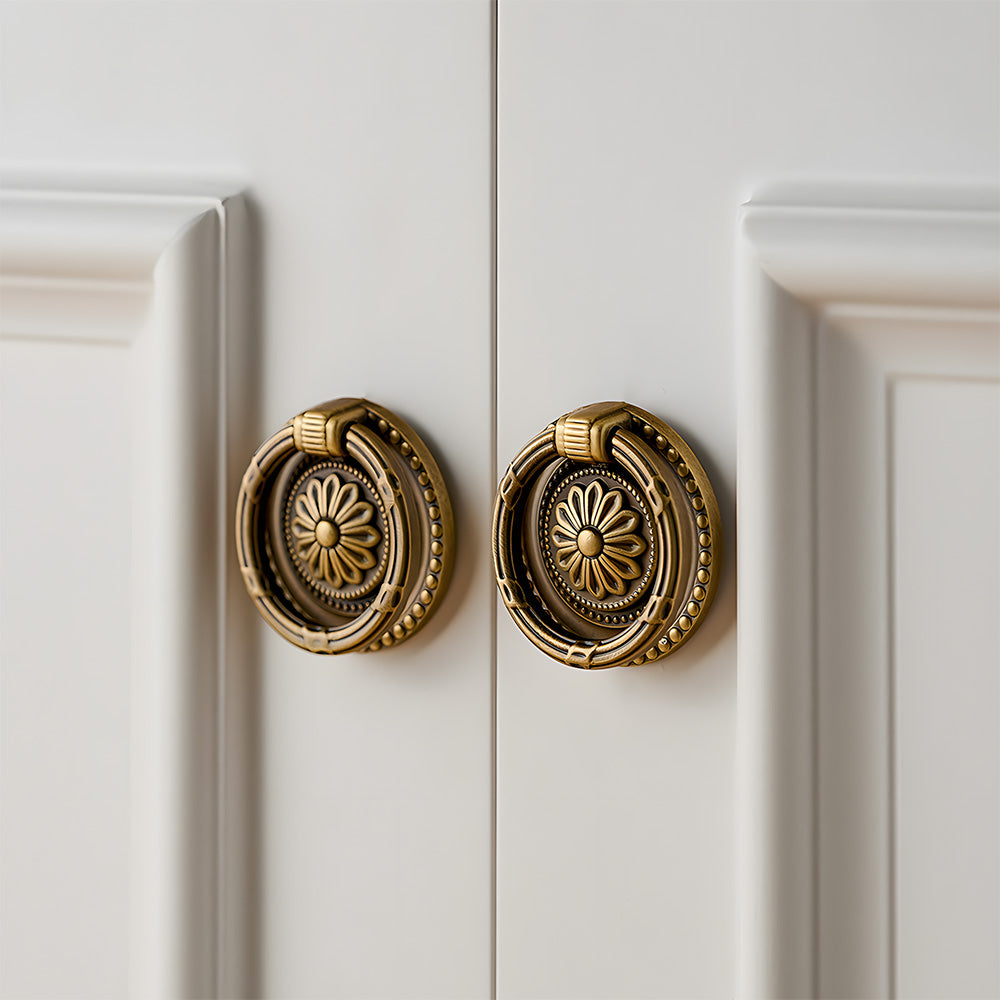 Antique Bronze Solid Brass Cupboard Handles & Cabinet Knobs