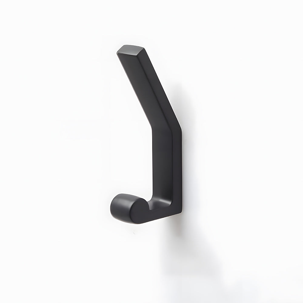 Modern Black & Silver Metal Wall Hook