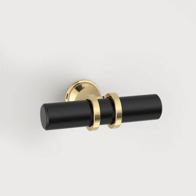 Black Gold Zinc Alloy Kitchen Bar Handles For Cabinets