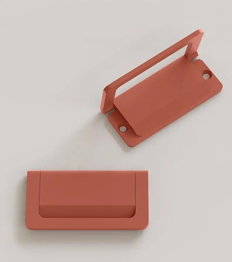 Modern Flip Cover Hidden Furniture Cabinet Handle for Wardrobe