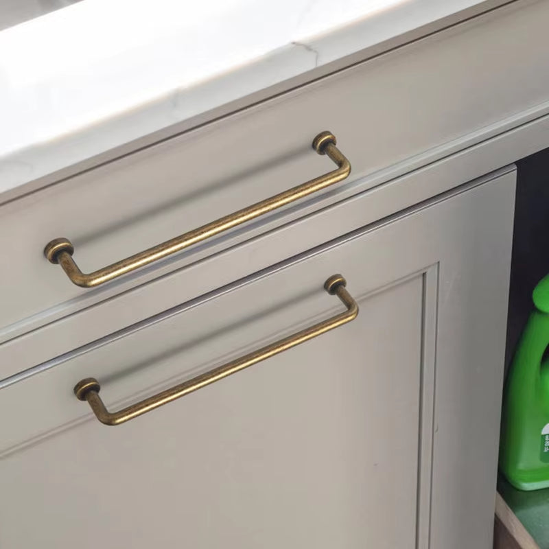 Classic Bronze Cabinet Handles for Kitchen Dresser Drawers
