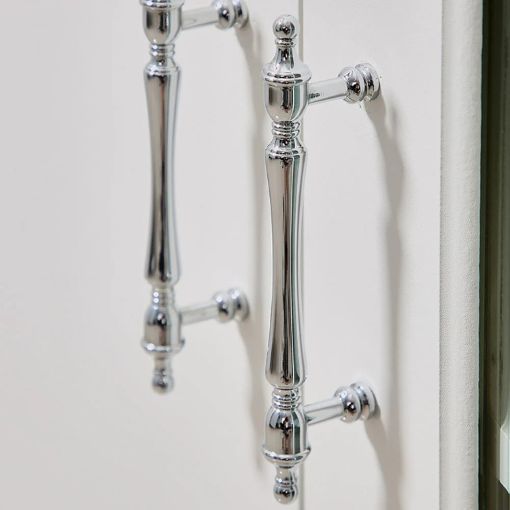 Polished Chrome Finish Brass Cabinet T Bar Shaped Handles