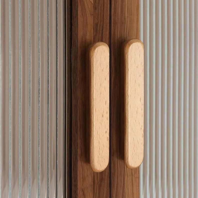 Modern Beech Cupboard Pulls for Kitchen