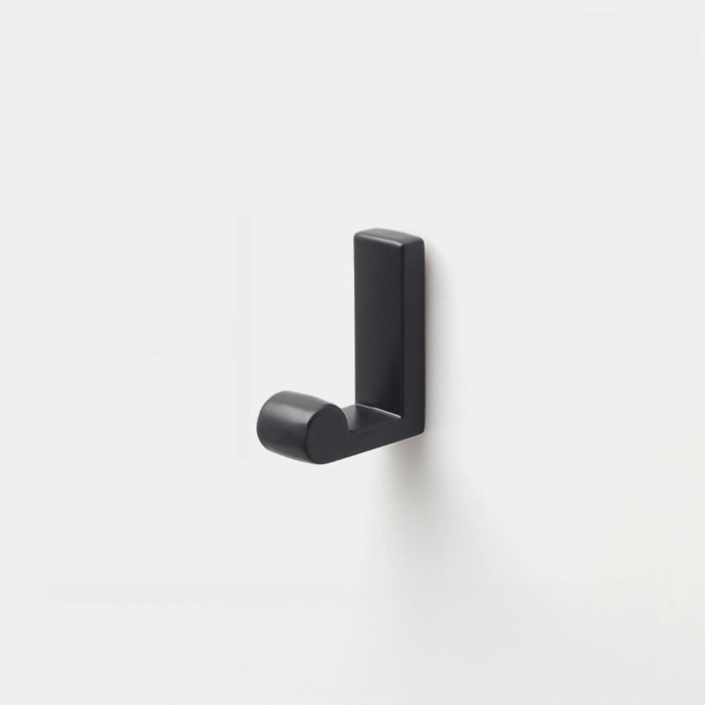 Modern Black & Silver Metal Wall Hook