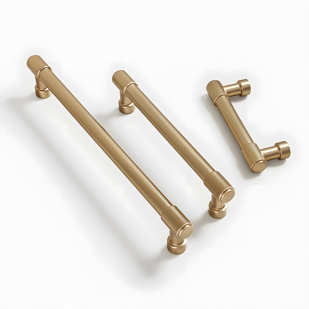 Champagne Gold Kitchen Cupboard Handles & Drawer Pulls