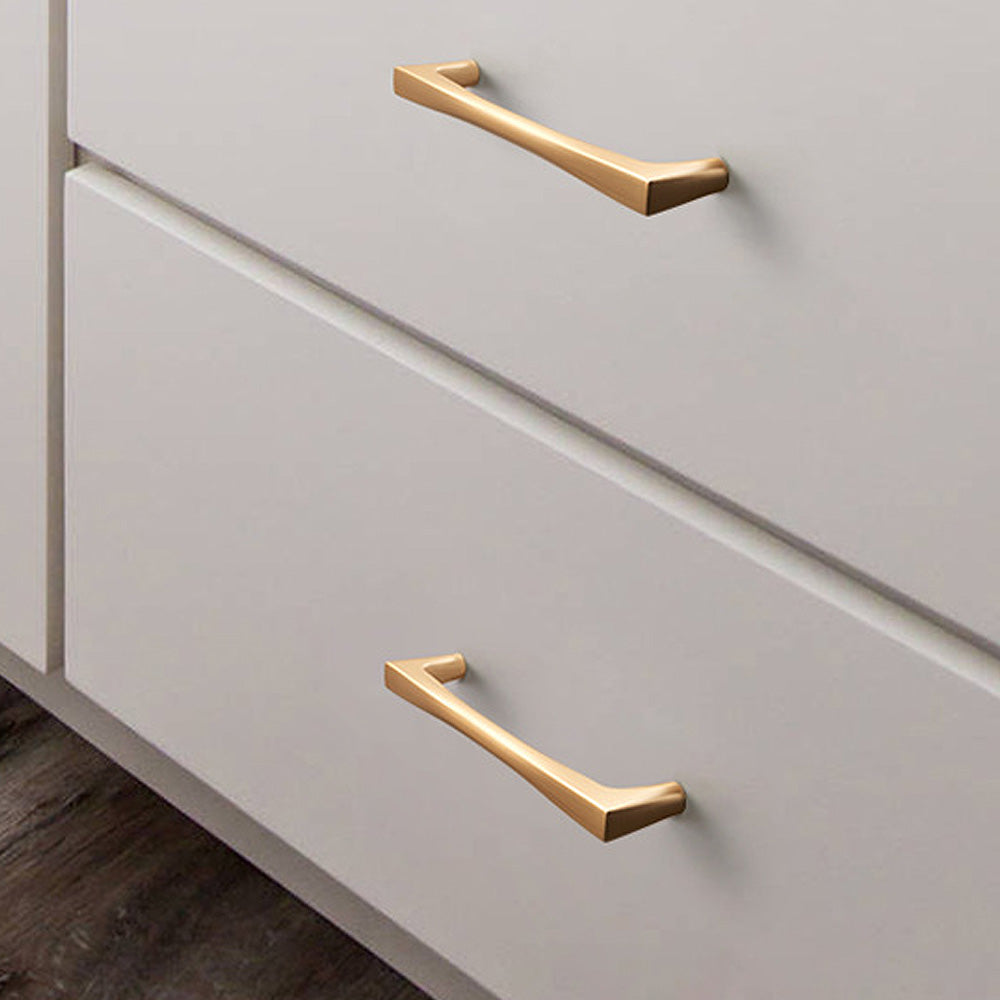 Gold Modern Kitchen Cabinet Door Bar Handles Pulls