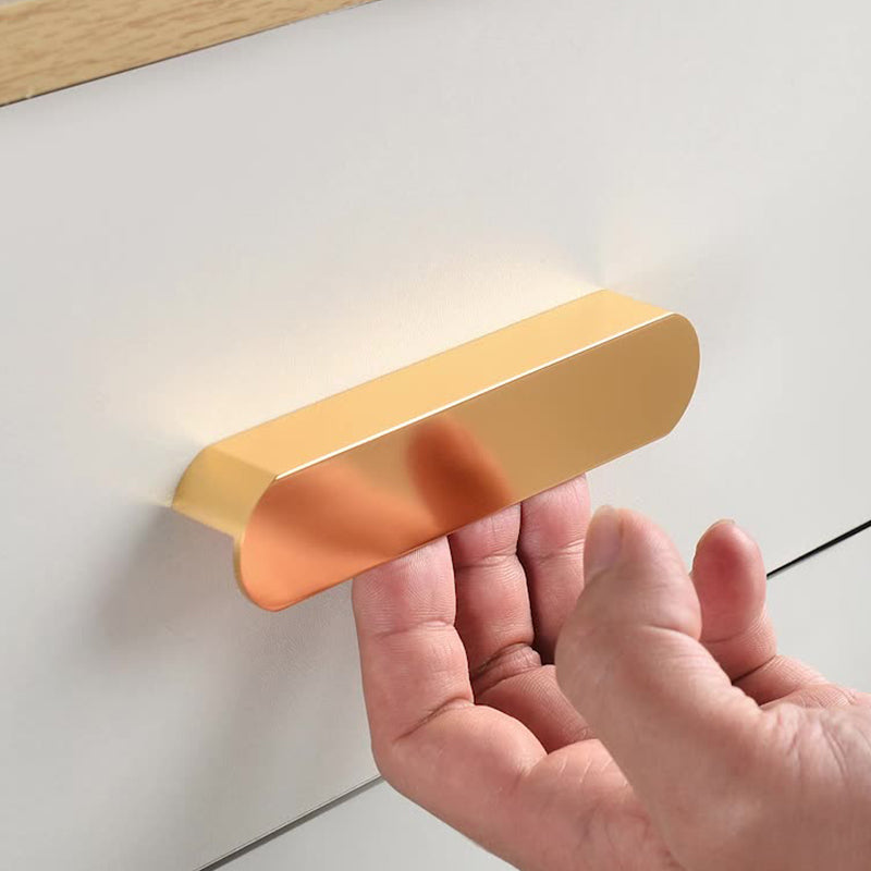 Modern Gold Aluminum Alloy Cupboard Handles Cabinet Drawer Door Pulls