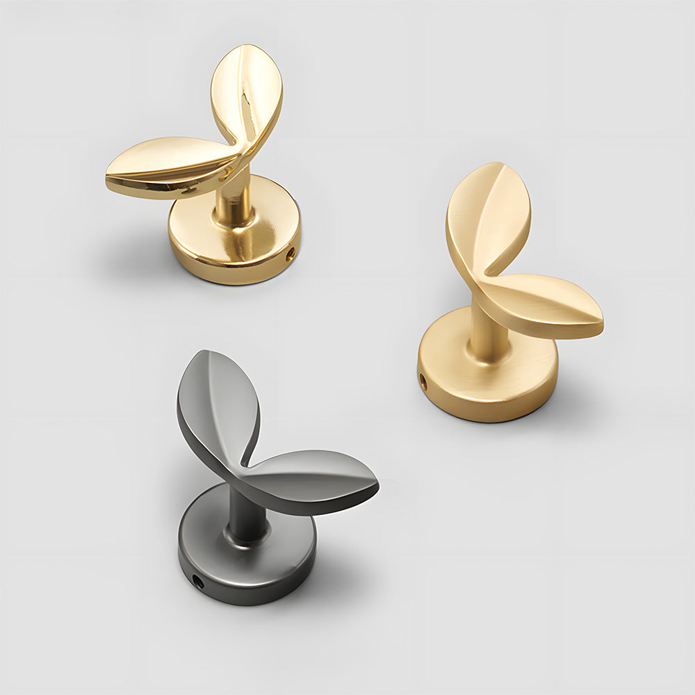 Modern Leaf Shape Coat Single Wall Hook