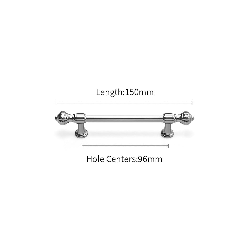 Stylish Silver Wardrobe Door Handle For Kitchen Bedroom
