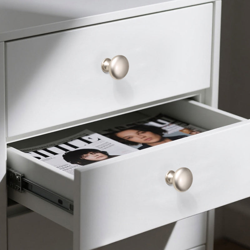 Brushed Zinc Alloy Cabinet Handles Minimalist Furniture Pulls
