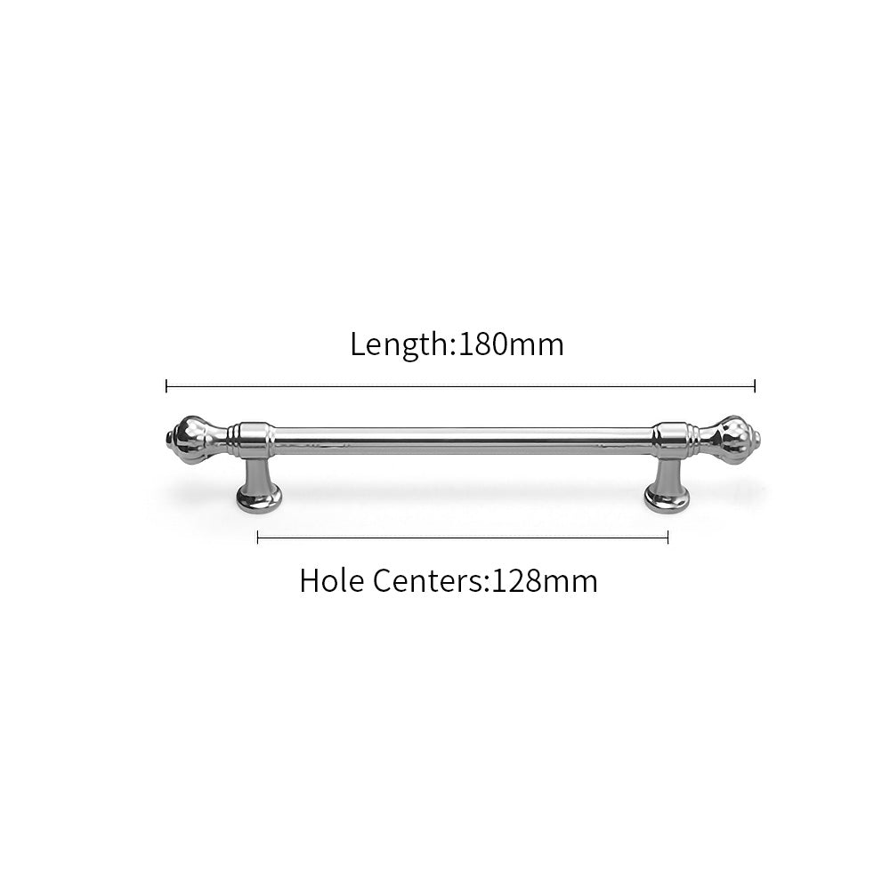 Stylish Silver Wardrobe Door Handle For Kitchen Bedroom