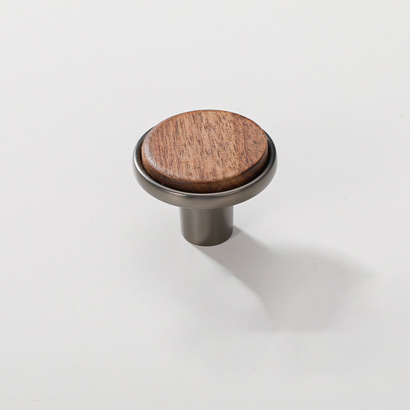 Grey Walnut Cabinet Handles and Zinc Alloy Drawer Pulls