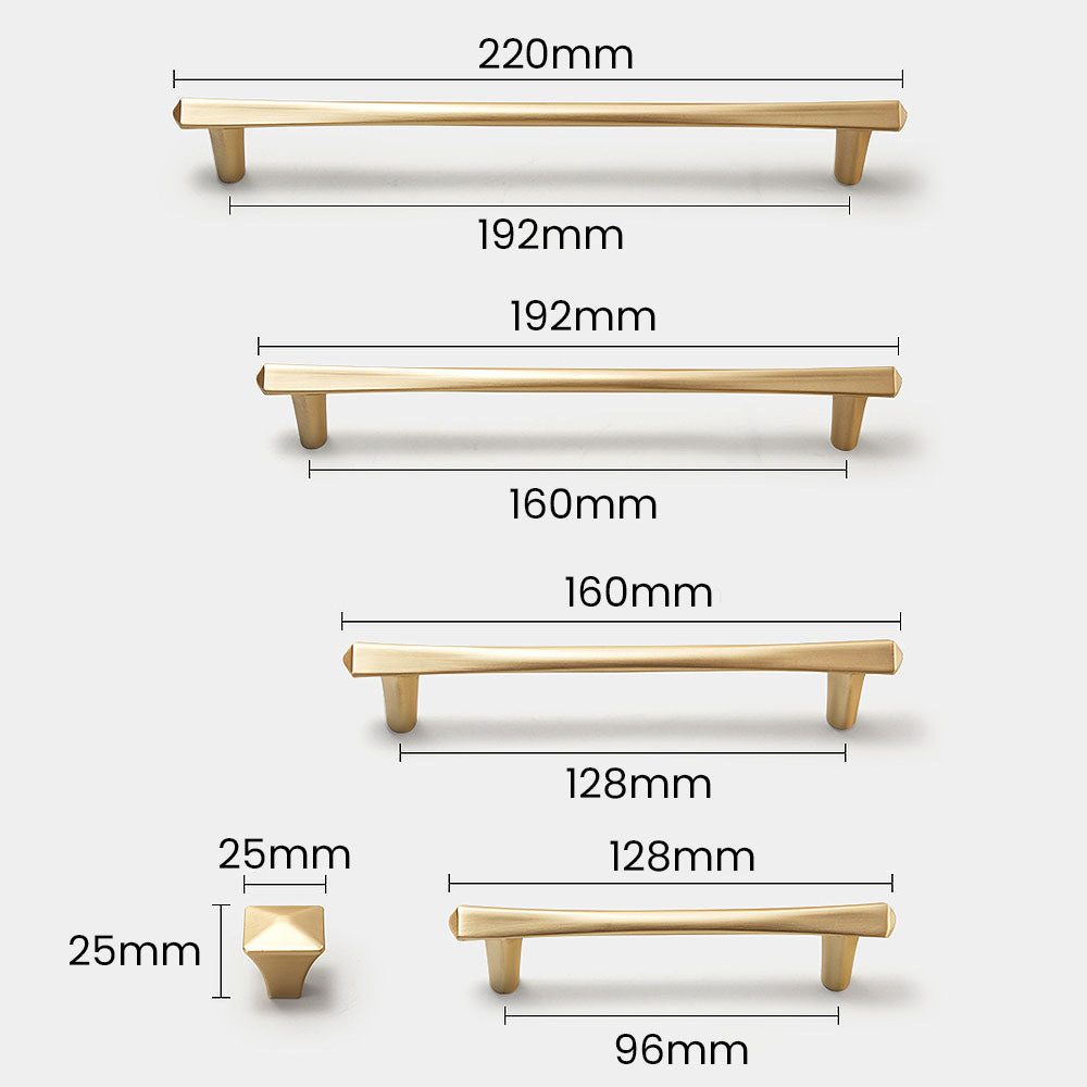 Classic Gold Cabinet Pulls and Dresser Knobs for Kitchen