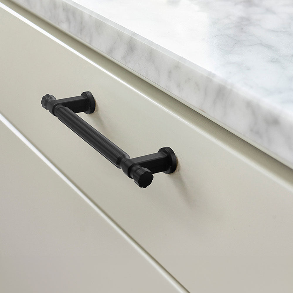 Black Contemporary Kitchen Cabinet Handles Pulls