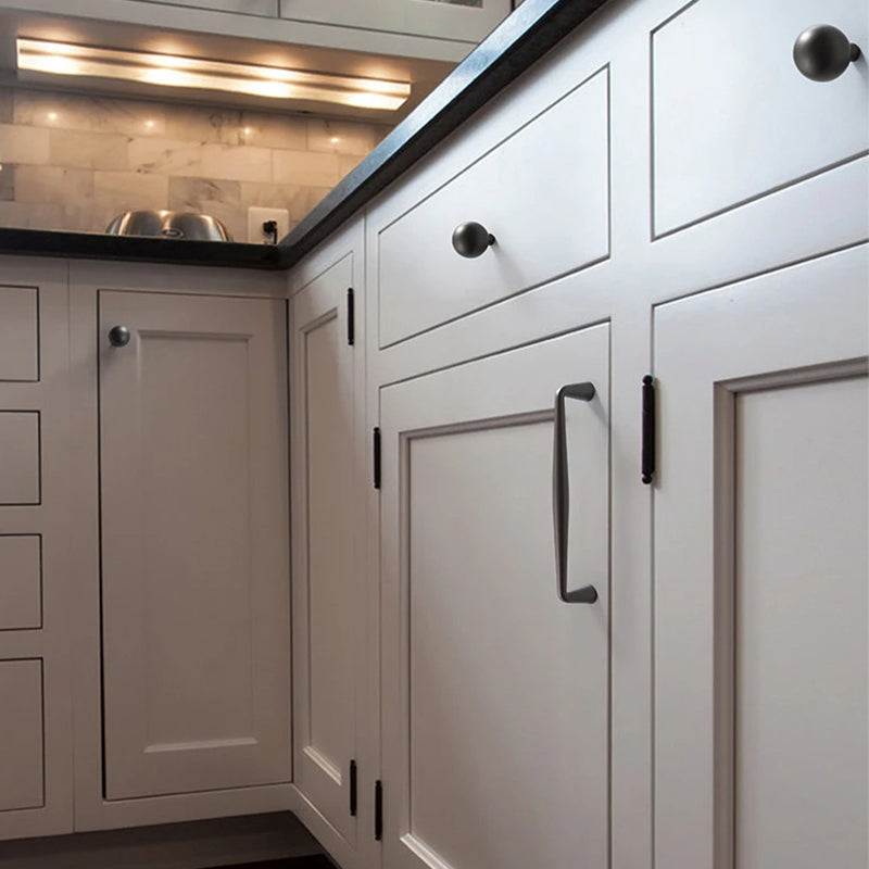 Modern Pearl Gray Cabinet Handles Furniture Door Pulls