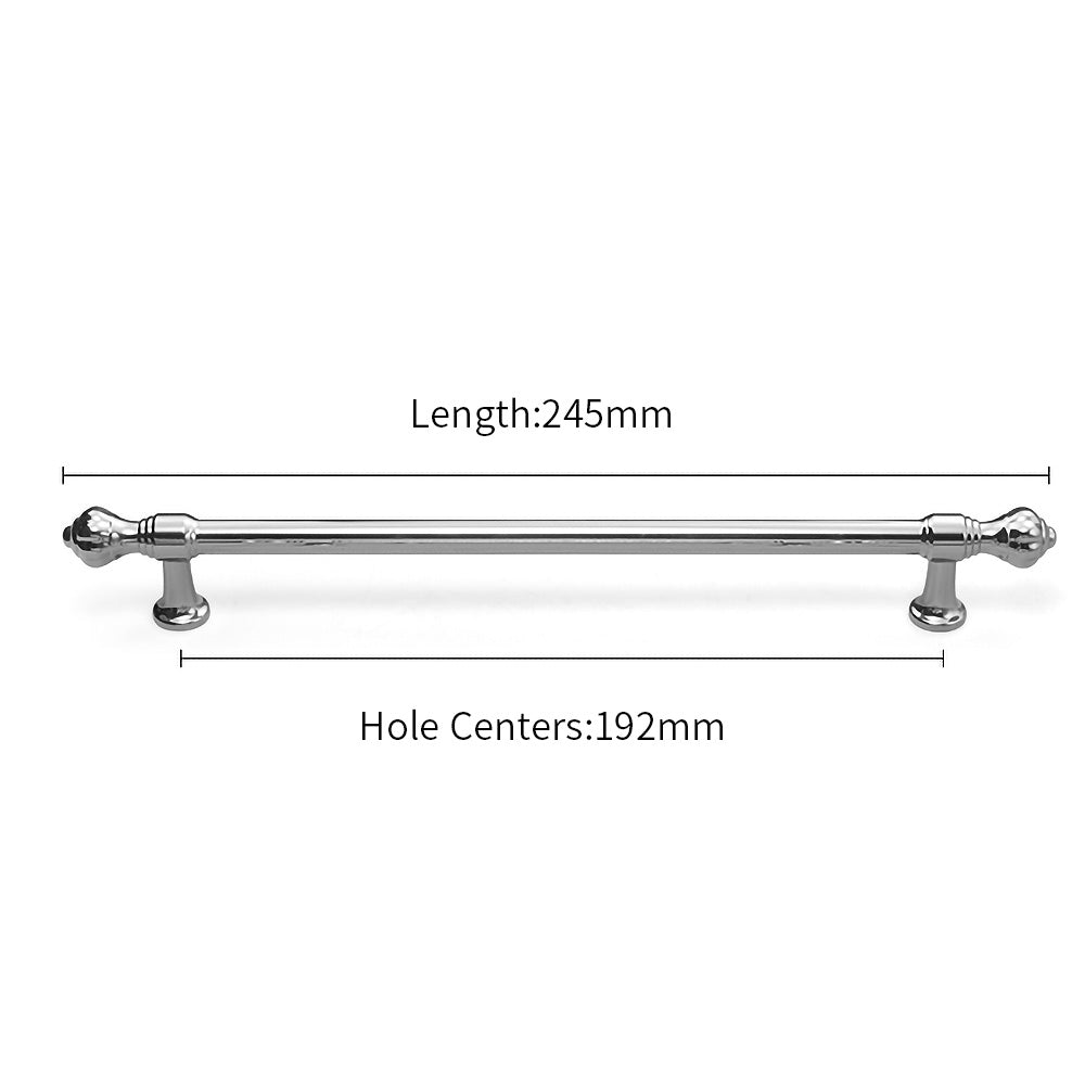 Stylish Silver Wardrobe Door Handle For Kitchen Bedroom