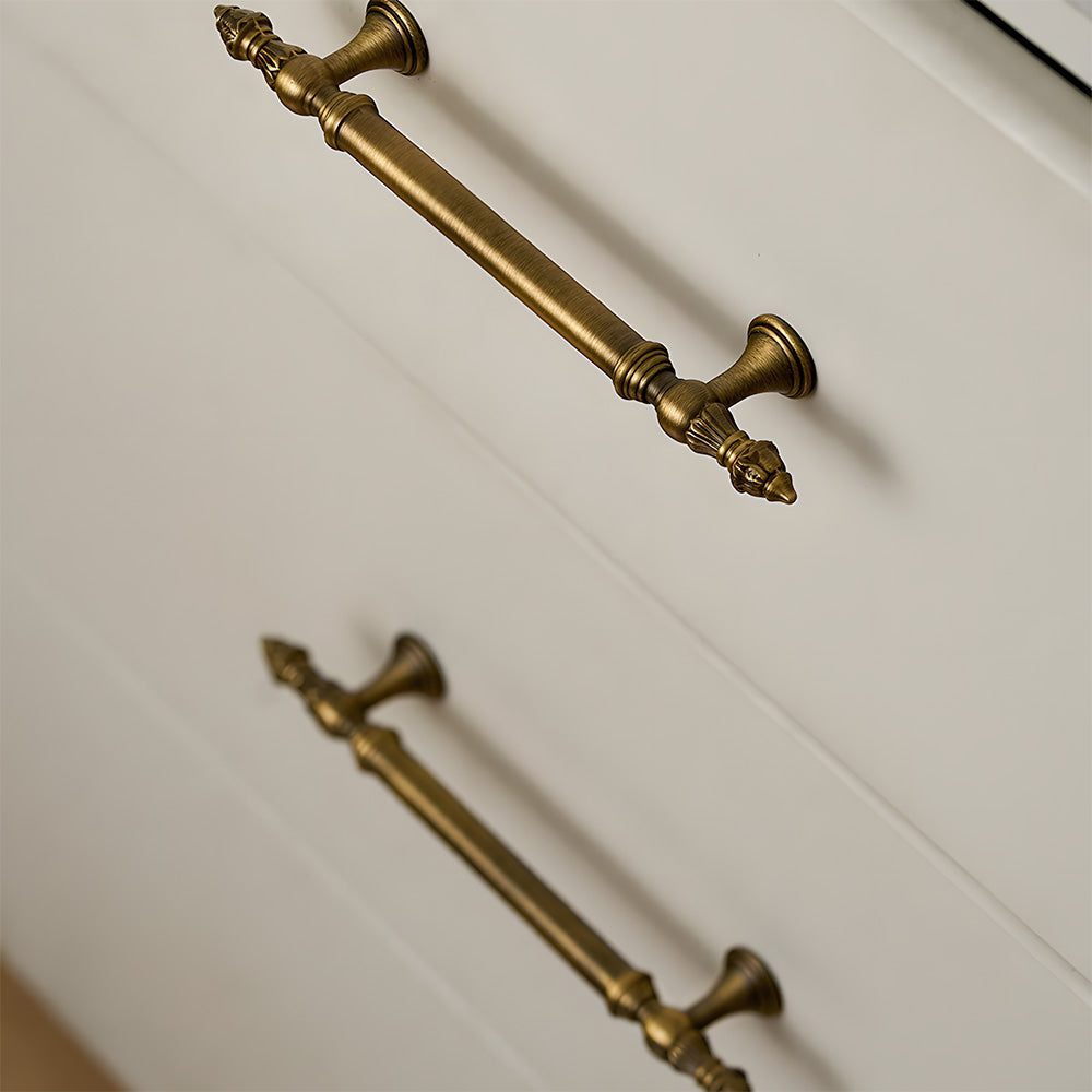 Antique Bronze Solid Brass Cupboard Handles & Cabinet Knobs