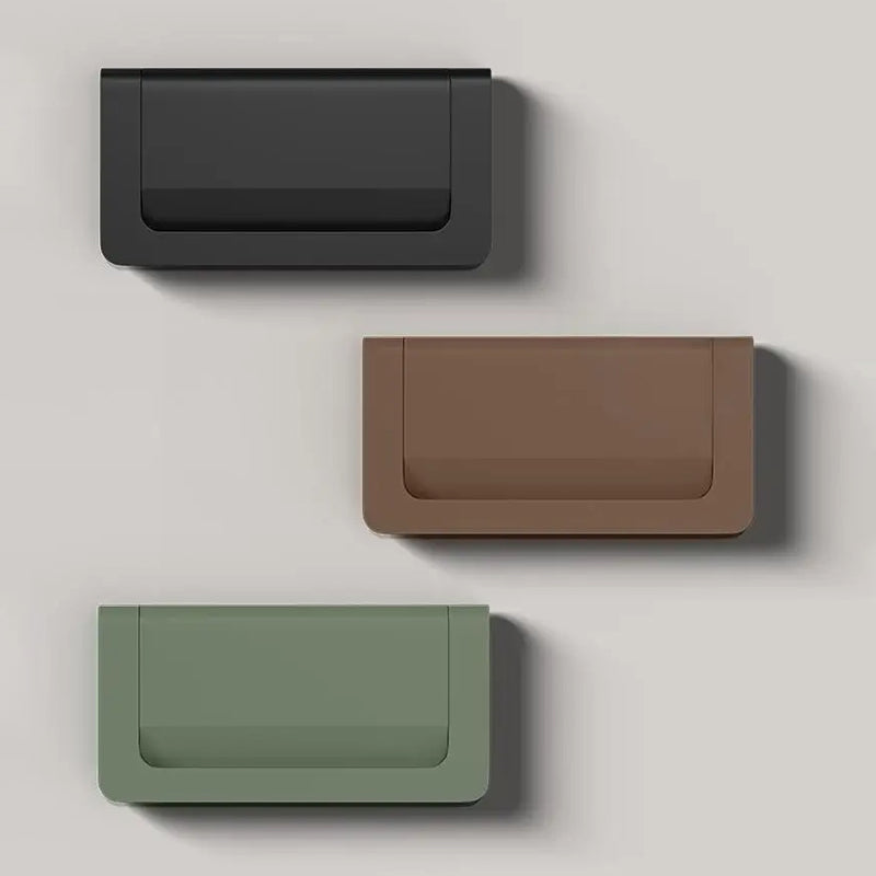 Modern Flip Cover Hidden Furniture Cabinet Handle for Wardrobe