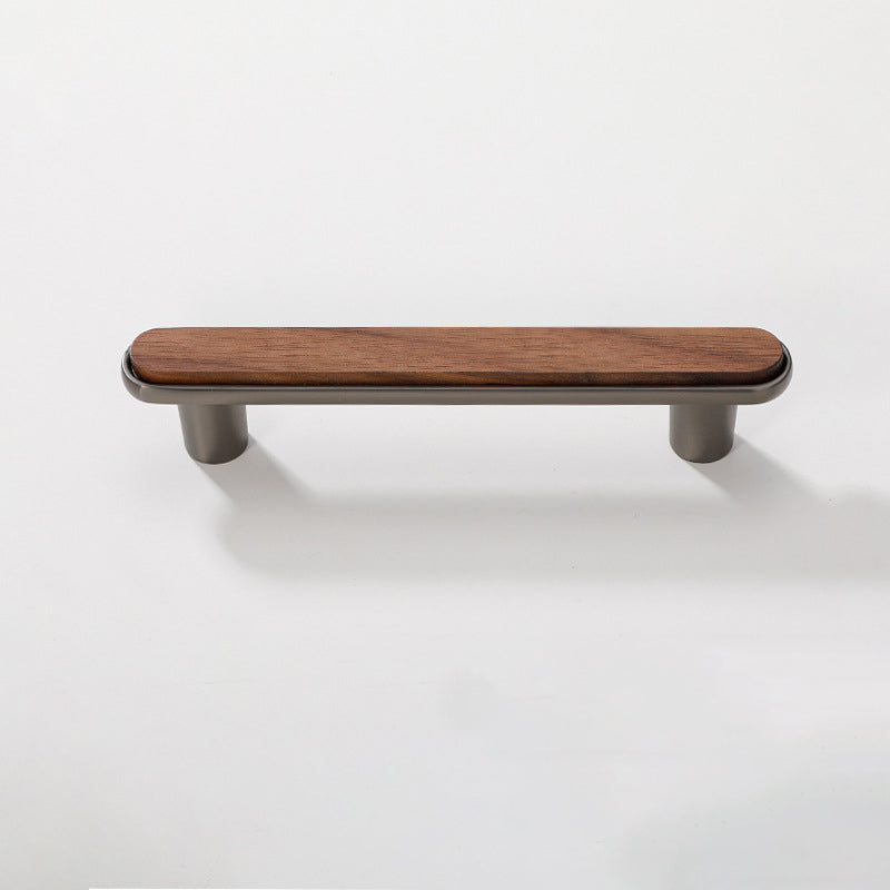 Grey Walnut Cabinet Handles and Zinc Alloy Drawer Pulls