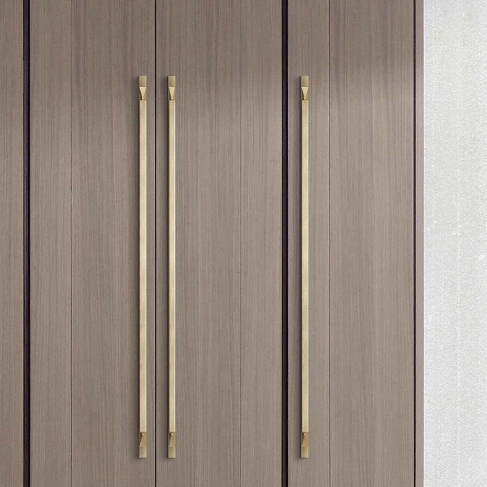 Brushed Gold Edge Cabinet Handle for Bathroom