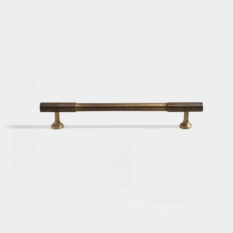 Luxury Stripe Pure Copper Antique Bronze Cabinet Handles
