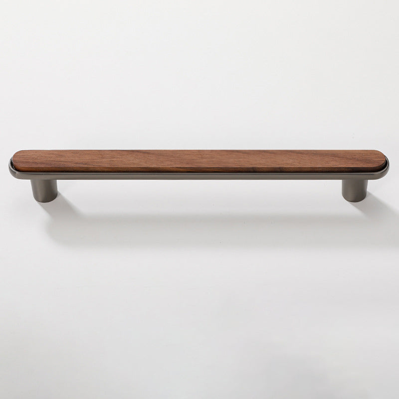 Grey Walnut Cabinet Handles and Zinc Alloy Drawer Pulls