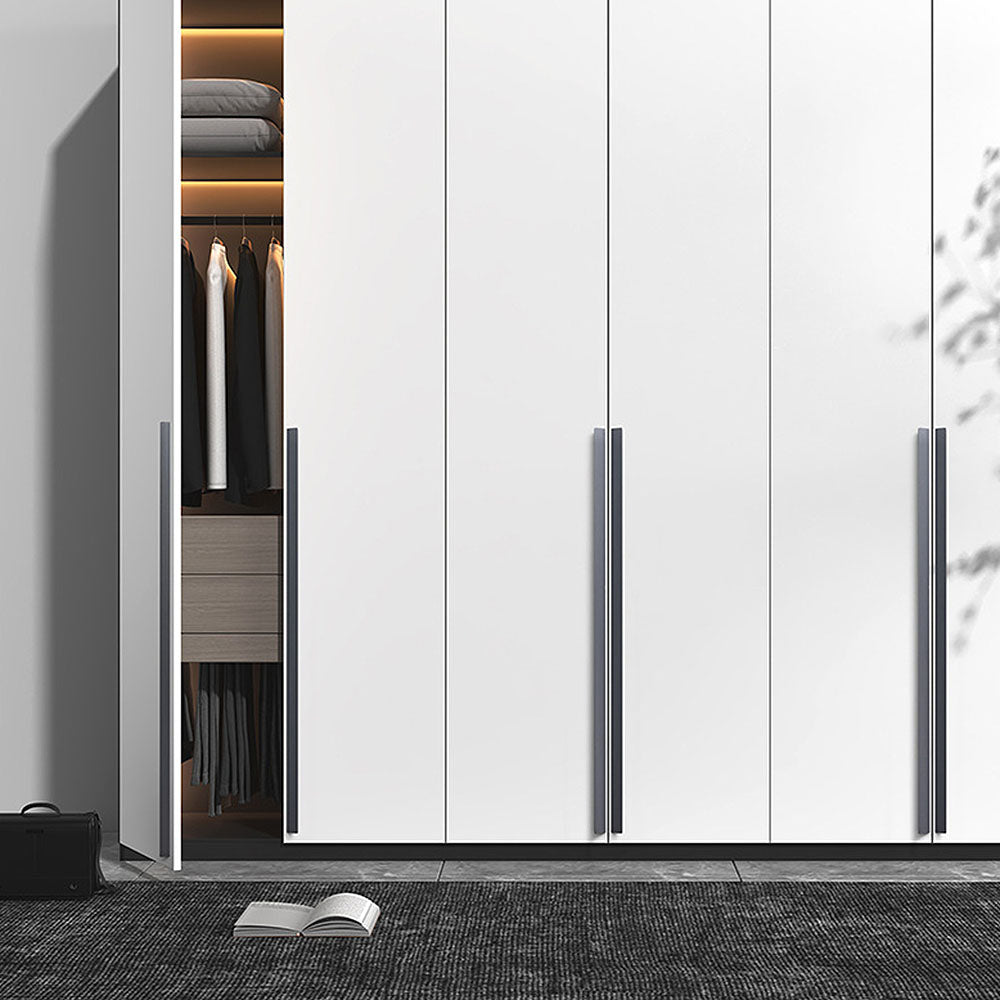 Black Modern Classic Invisible Cabinet Edge Pulls for Kitchen