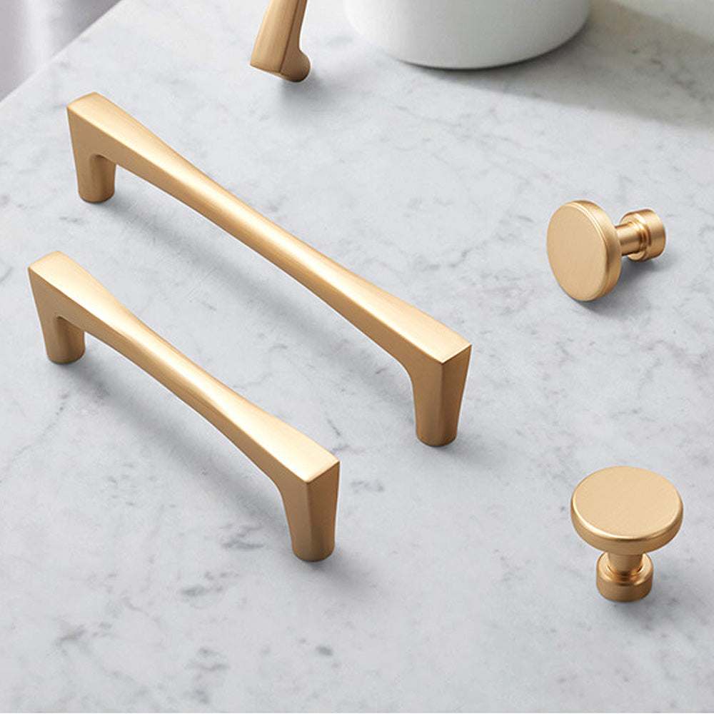 Gold Modern Kitchen Cabinet Door Bar Handles Pulls