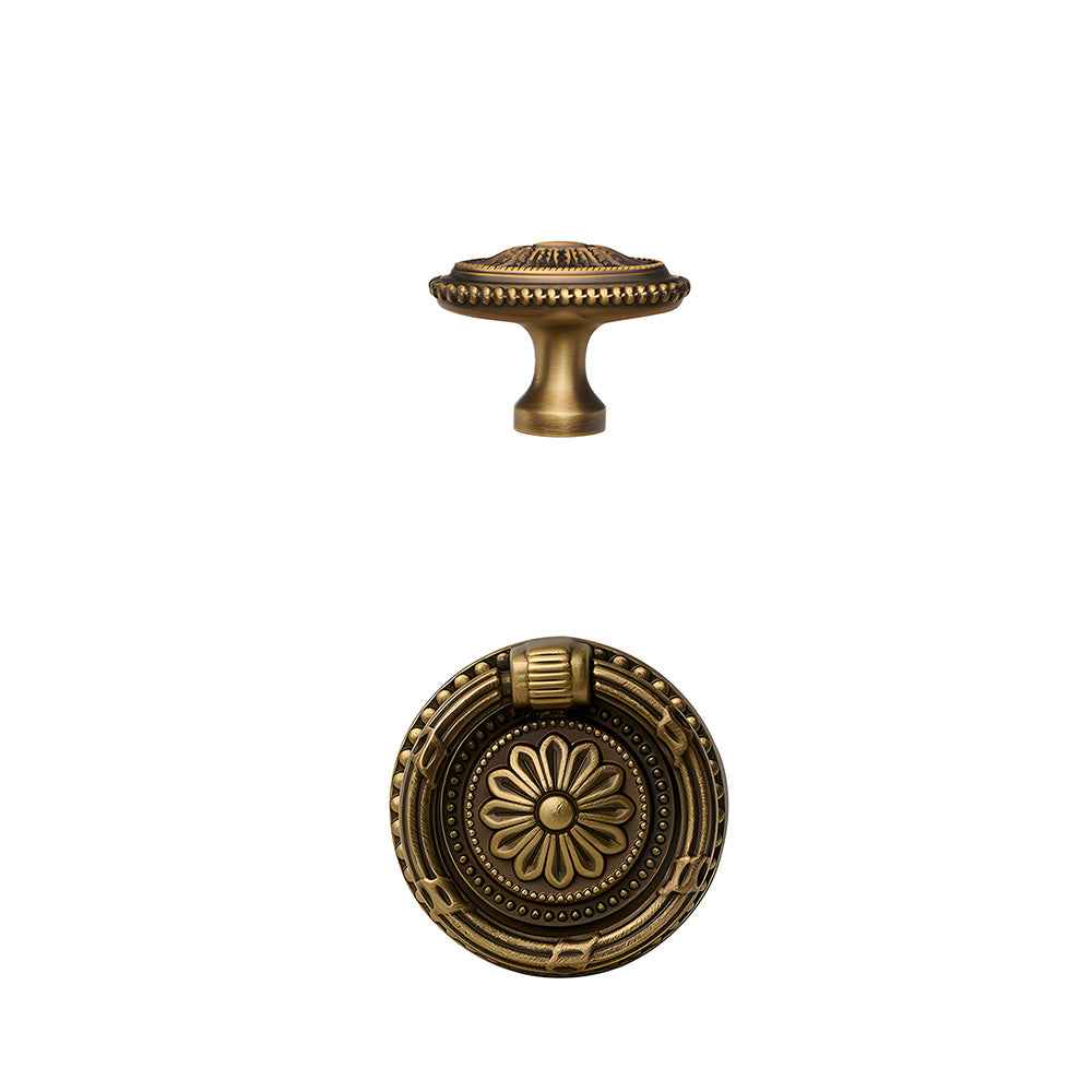 Antique Bronze Solid Brass Cupboard Handles & Cabinet Knobs