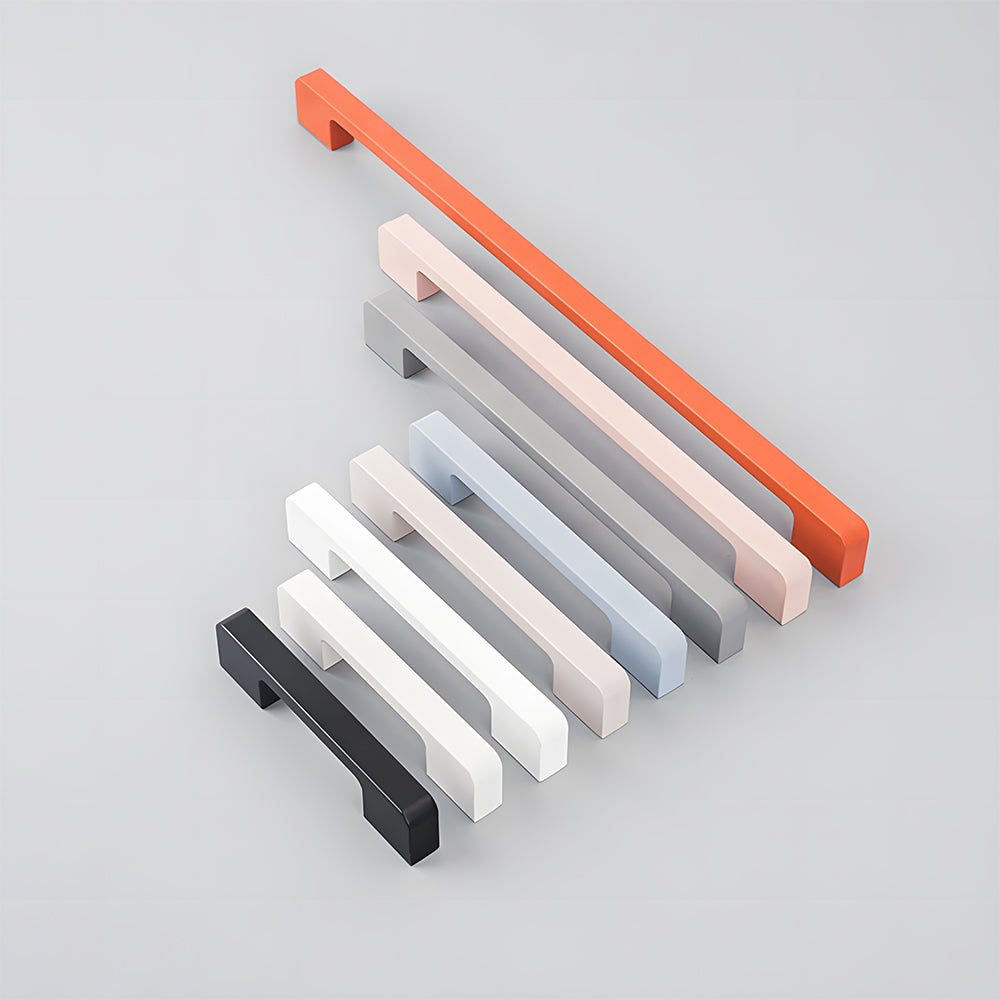 Simple Multi-Coloured Drawer Pulls Cupboard Handles