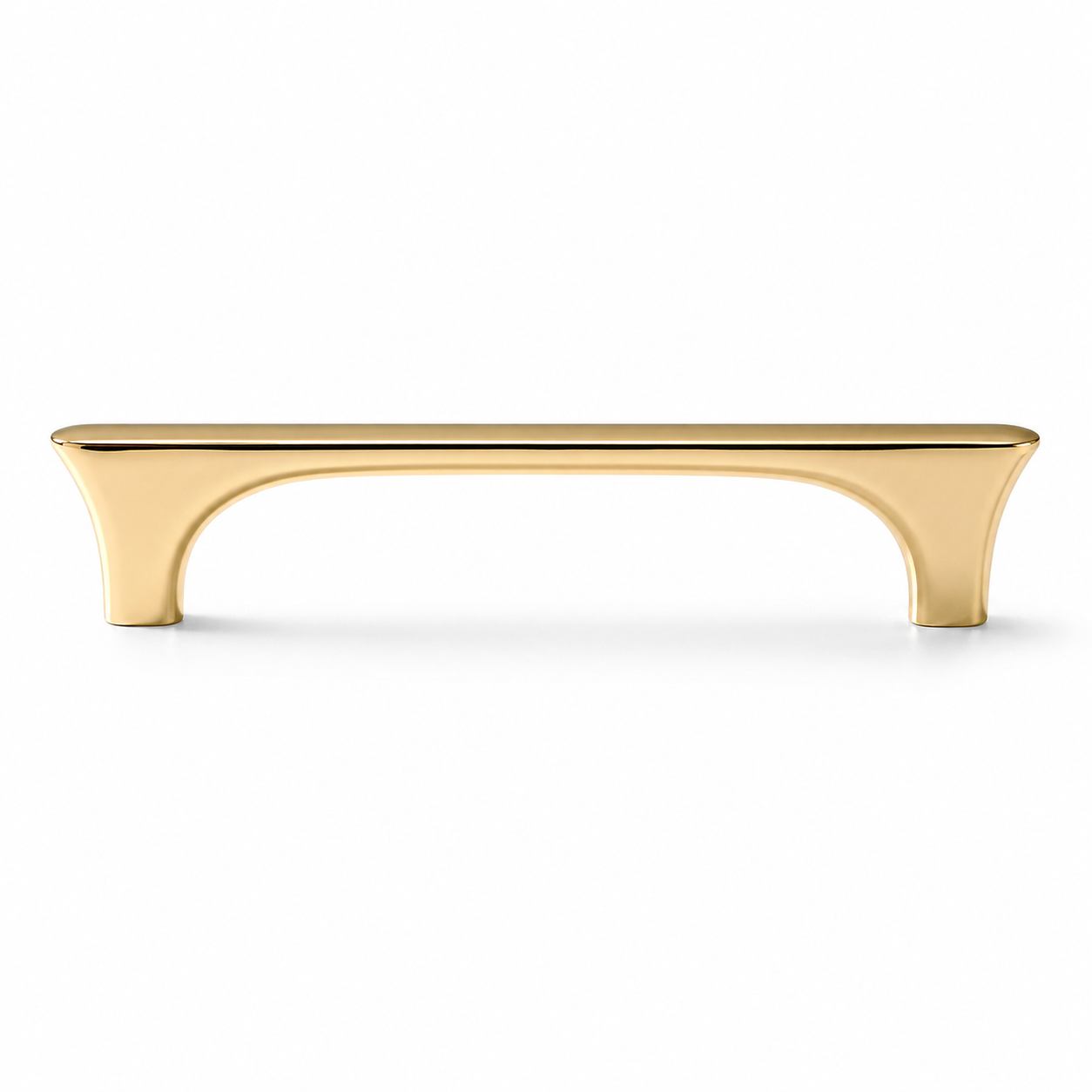 Polished Gold Zinc Alloy Cabinet Handles For Kitchen