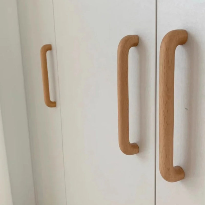 Wooden Cabinet Handles Wardrobe Closet Dresser Drawer Pulls