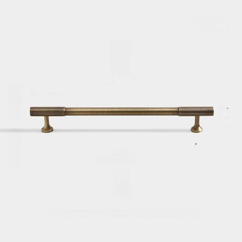 Luxury Stripe Pure Copper Antique Bronze Cabinet Handles
