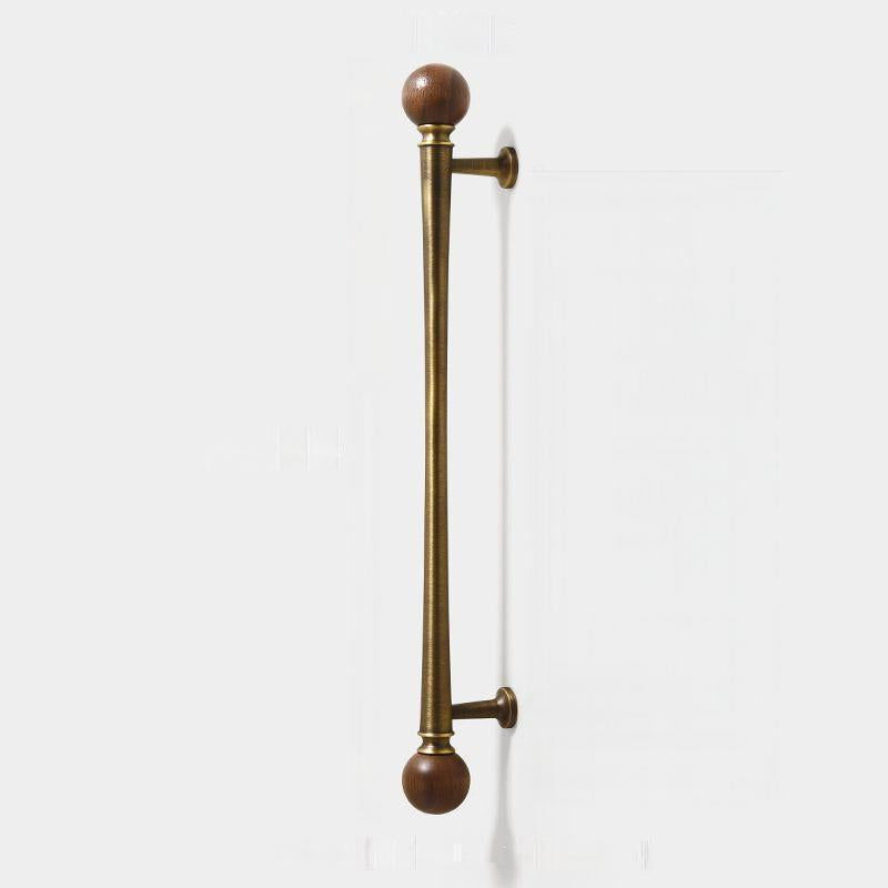 Retro Antique Bronze Walnut Brass Cabinet Handles For Kitchen